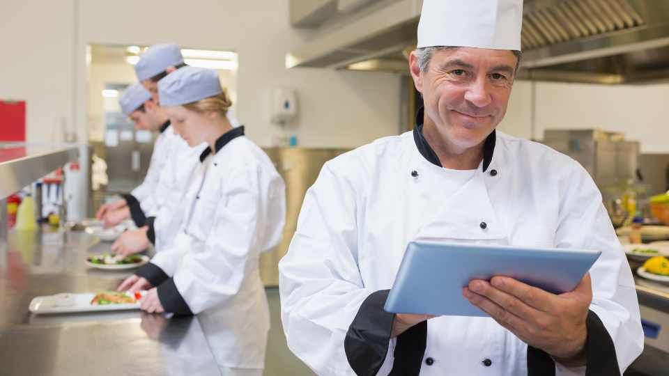 chef in a kitchen
